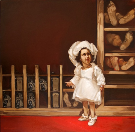 Young Maggie, Oil on Canvas by Ulyana Gumeniuk